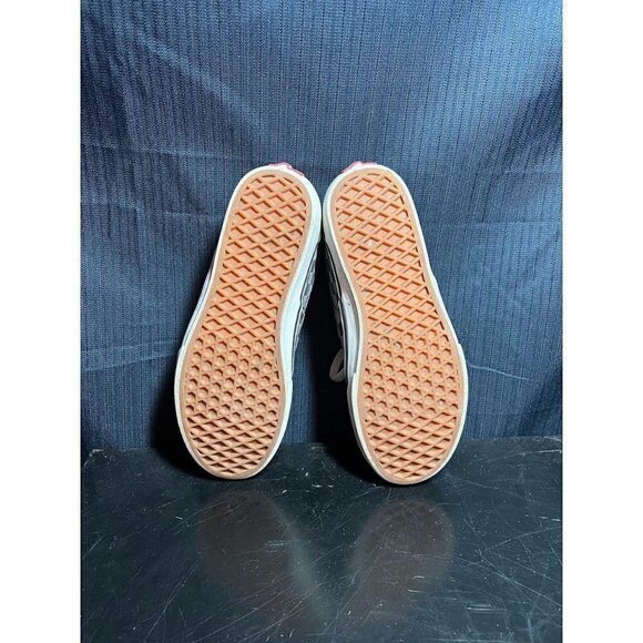 Vans Grade School Grey Checkered Board Pattern Low Lace Up Sneakers Size 5Y - Picture 5 of 6